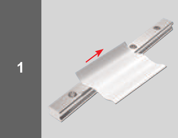 Installation method of linear guide