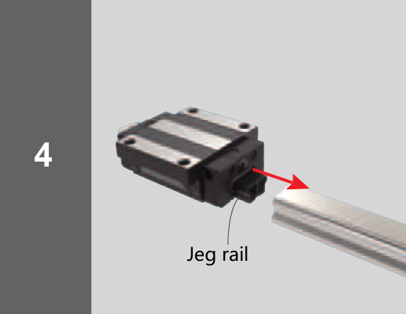 Installation method of linear guide